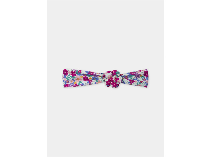 Bandeau cheveux imprimé fleuri Bébé Fille