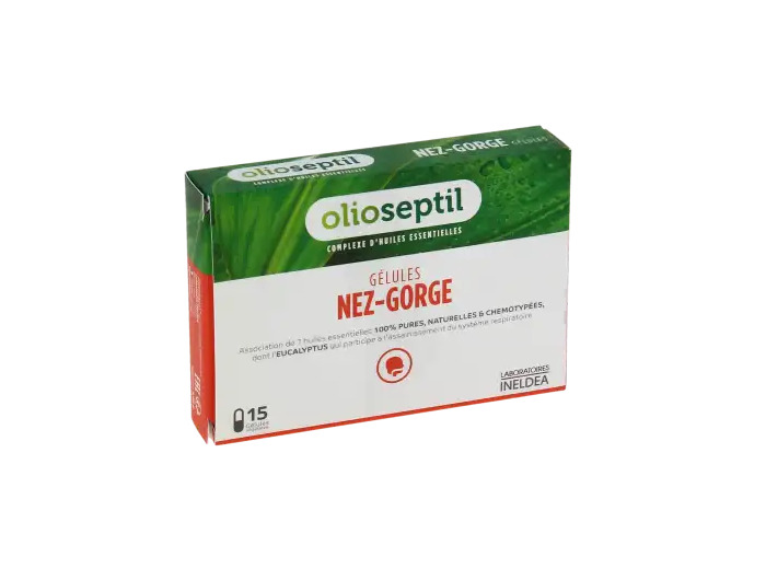 Olioseptil Gélules Nez Gorge Boîte De 15