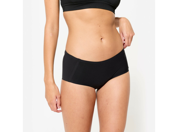 Boxer effet seconde peau Femme - Noir