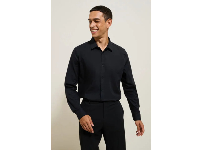 Chemise en coton - Noir