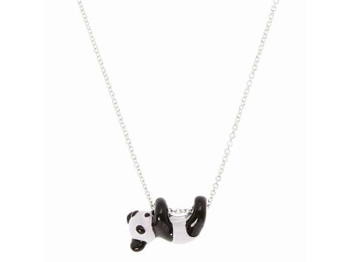 Collier à pendentif panda qui se balance