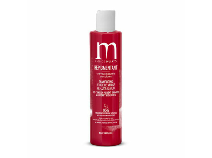 Shampooing repigmentant cheveux naturels ou colorés rouge de Venise