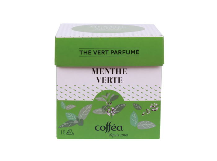 Boîte 15 sachets Thé vert menthe