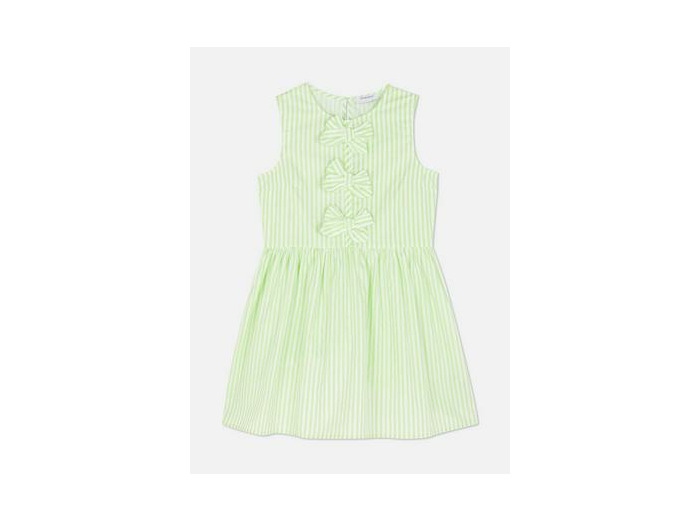 7-15 ans | Robe rayée sans manches