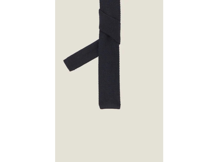 Cravate en maille - Bleu foncé