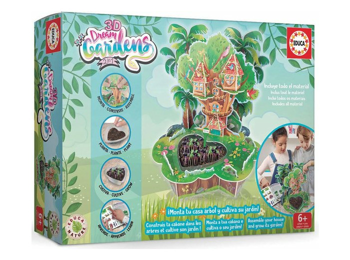 CABANE DE RÊVE 3D - 2 EN 1 - EDUCA BORRAS