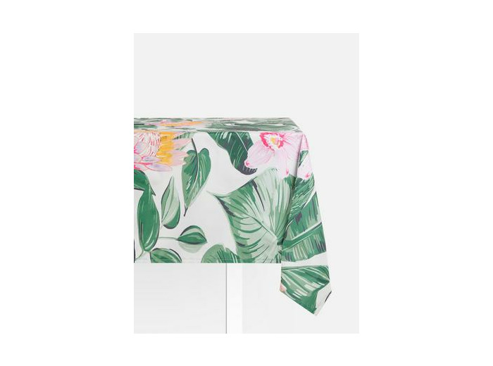Nappe à motif fleurs tropicales
