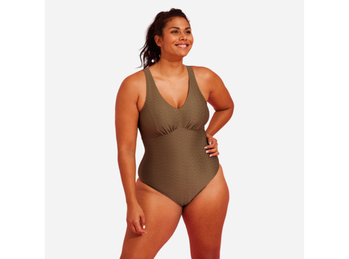 Maillot de bain 1 pièce Aquagym femme Romi Salento kaki