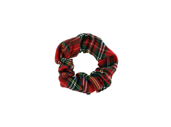 Chouchou tartan Rouge