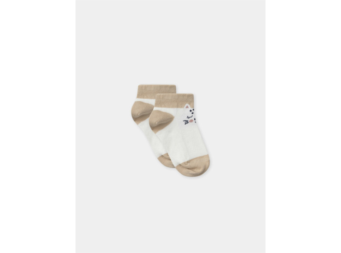 Chaussettes jacquard chat