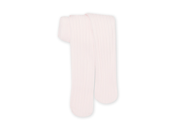 Collant rose dragé bébé fille
