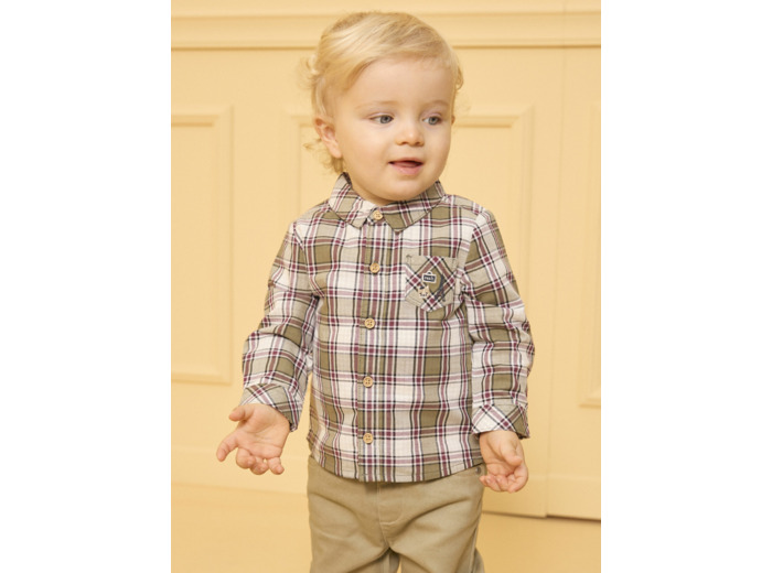 Chemise à carreaux