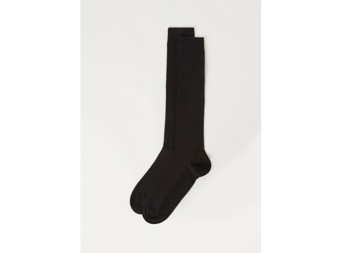 Chaussettes longues en coton extensible pour homme