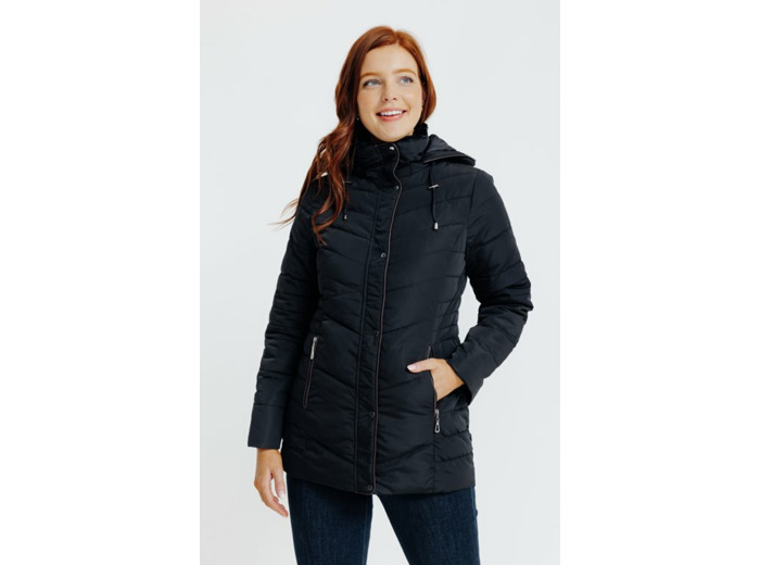 Doudoune Au Matelassage Fantaisie