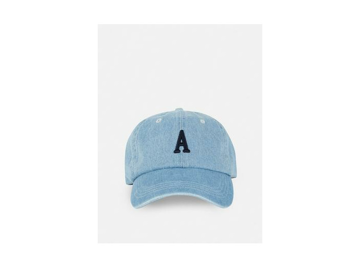 Casquette en denim à initiale