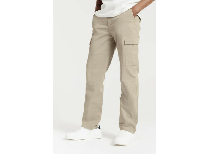Pantalon cargo loose - Beige