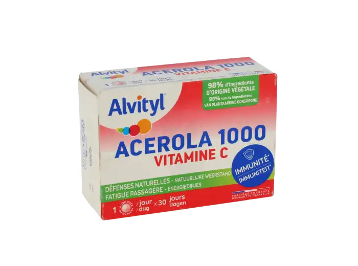 Alvityl Acérola 1000 Vitamine C Comprimés à Croquer B/30