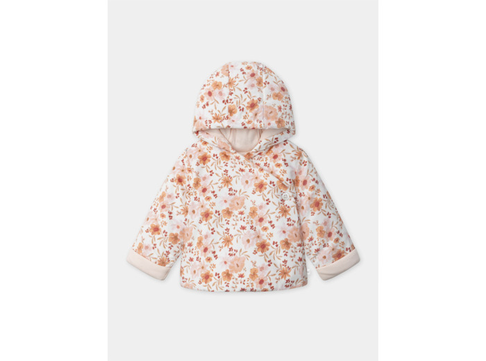 Veste à capuche en velours côtelé