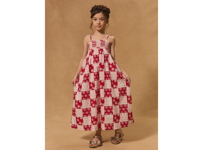 Robe longue Patwork