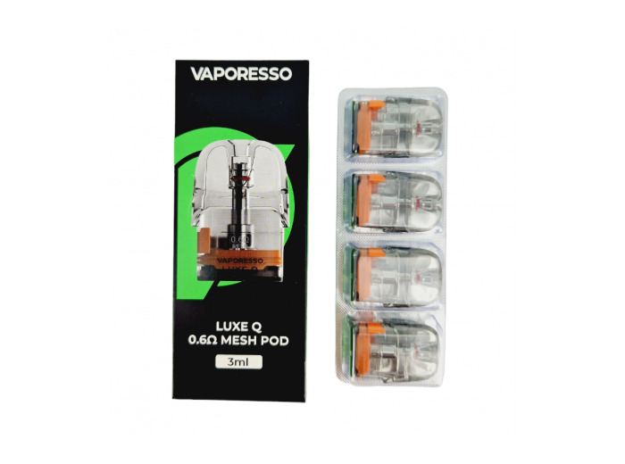 Pack de 4 pods 3ml + résistance Luxe Q Vaporesso