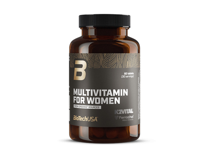 Multivitamin For Women from organic sources - 60 comprimés
