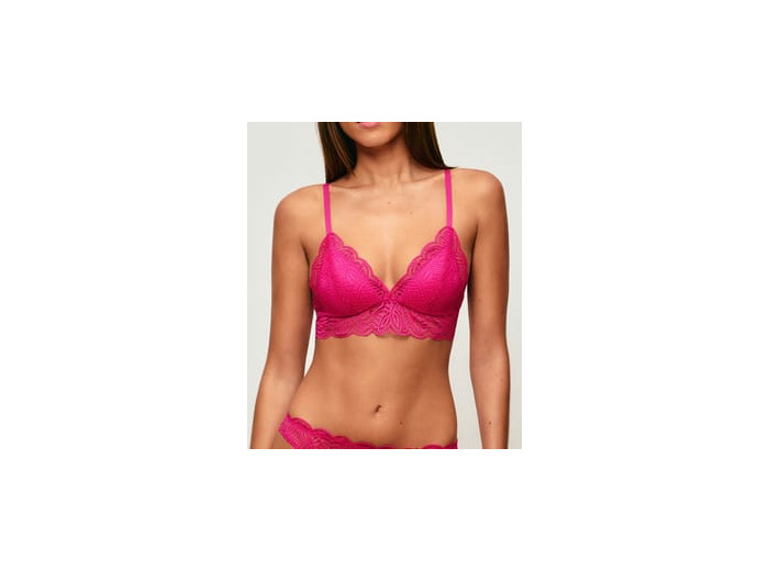 Soutien-gorge triangle push-up en dentelle