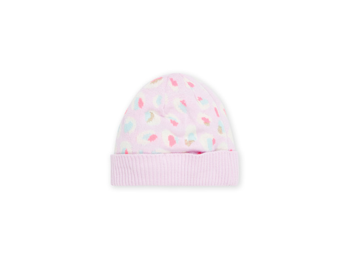 Bonnet à jacquard animal