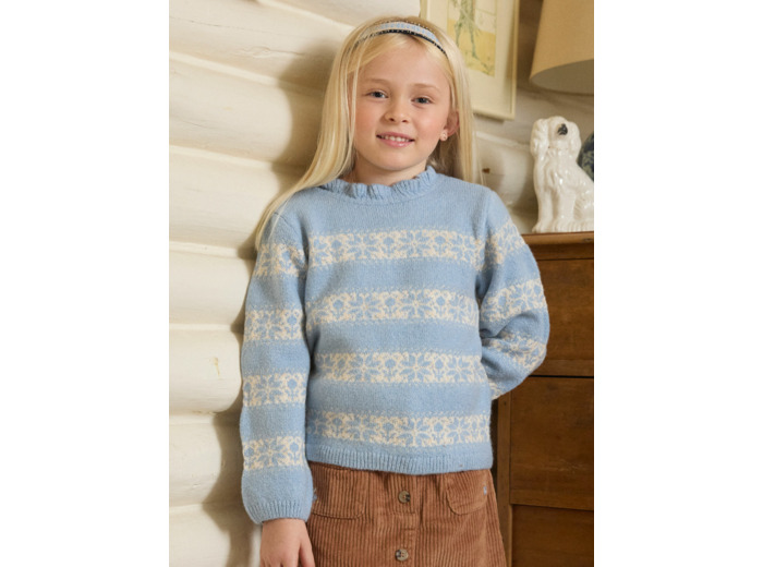 Pull en maille jacquard