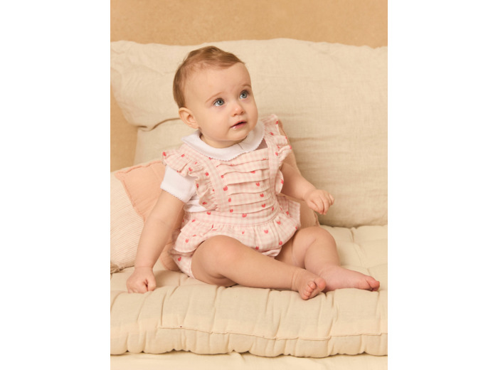 Ensemble body et barbotteuse en gaze de coton