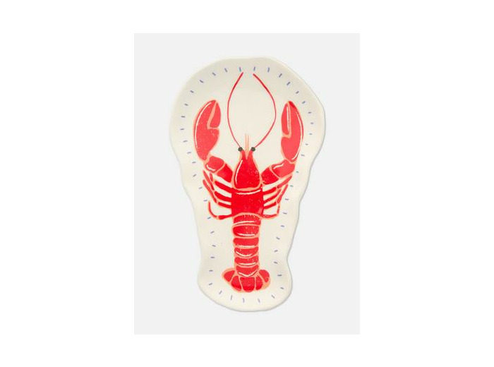 Assiette en forme de homard