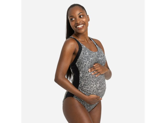 Maillot de Bain Femme 1 Pièce Maternité Emy Zeb Black