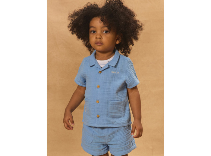 Chemise en double gaze