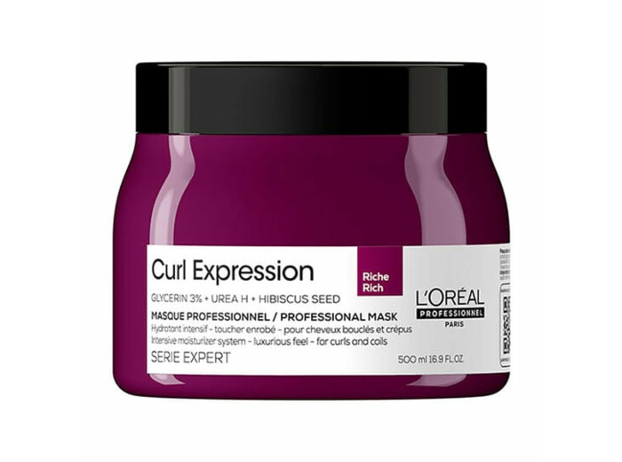 Masque riche hydratant intensif pour cheveux crépus Curl Expression 500ml
