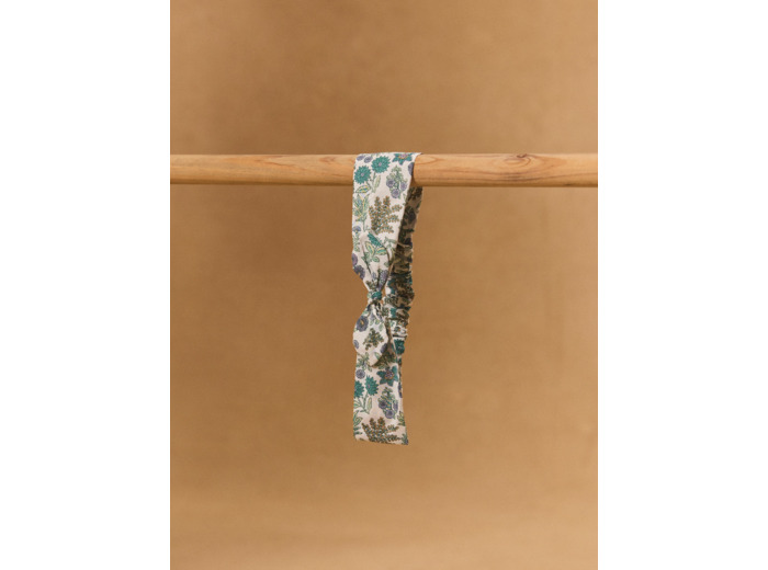Bandeau noué imprimé fleuri