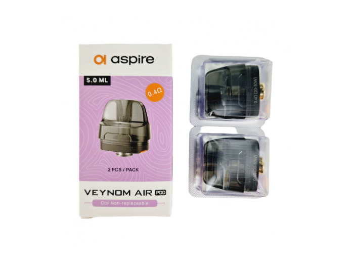 Pack de 2 pods 5ml + résistance Veynom Air Aspire