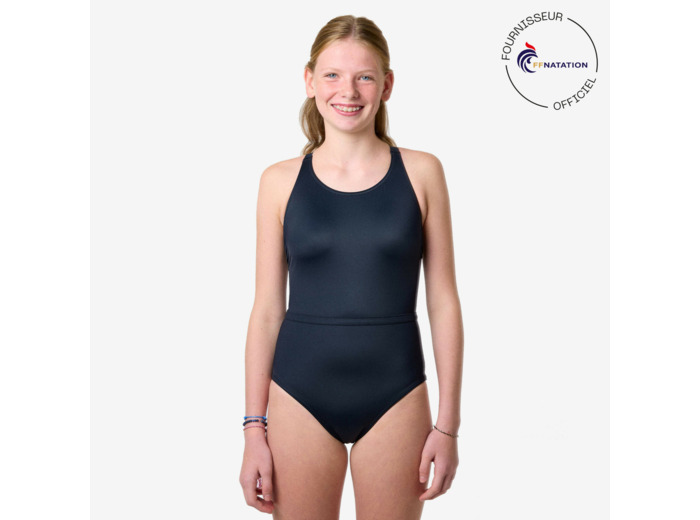 Maillot de bain menstruel étanche Métis, absorption 2 tampons Ado - SMOON noir