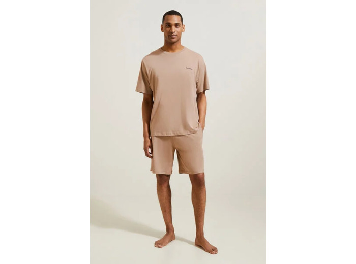 Ensemble pyjama en maille - Beige