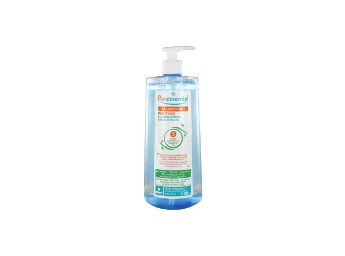 Puressentiel Assainissant Gel Antibactérien Assainissant Aux 3 Huiles Essentielles 975 Ml