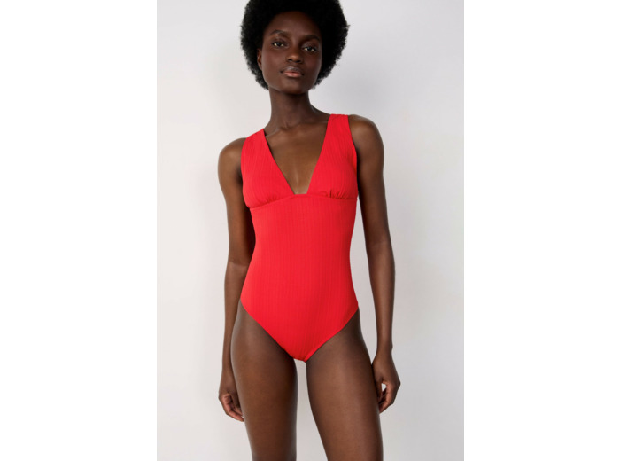 Maillot de bain 1 pièce texturé