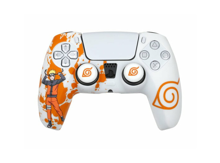 Kit De Protection En Silicone Dualsense - Naruto - Blanc