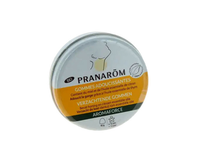 Aromaforce Gomme Miel Citron Bio Boîte De 45 G