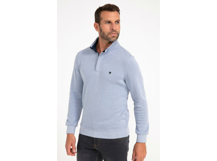 Polo Col Montant Manches Longues Chaud