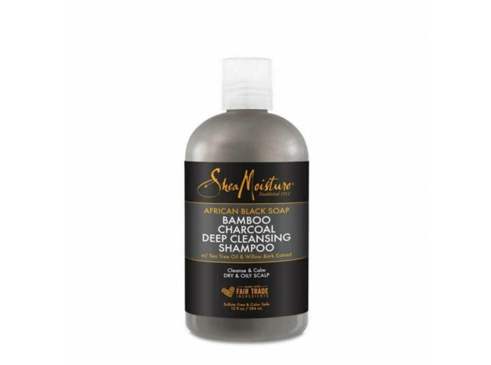 African Black Soap Bamboo Charcoal Shampoo - SHEA MOISTURE