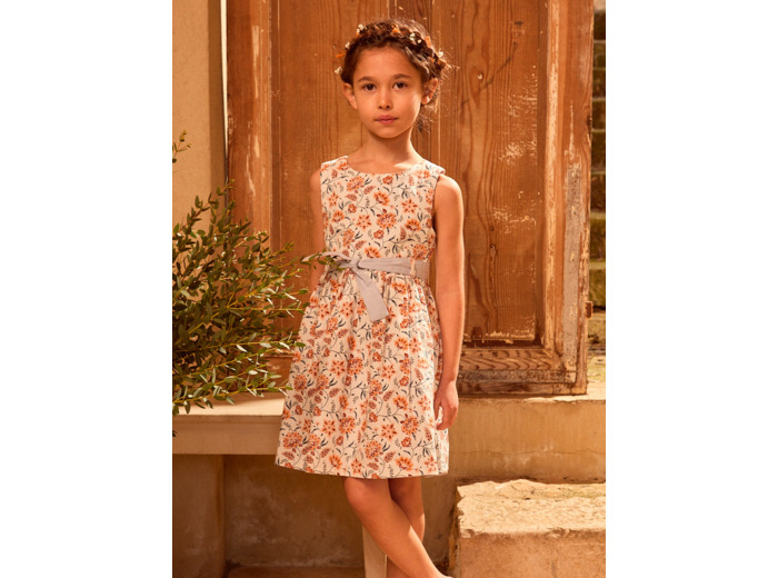 Robe réversible à fleurs