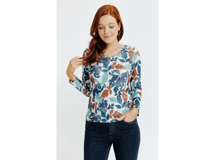 T-Shirt Imprime Manches Longues