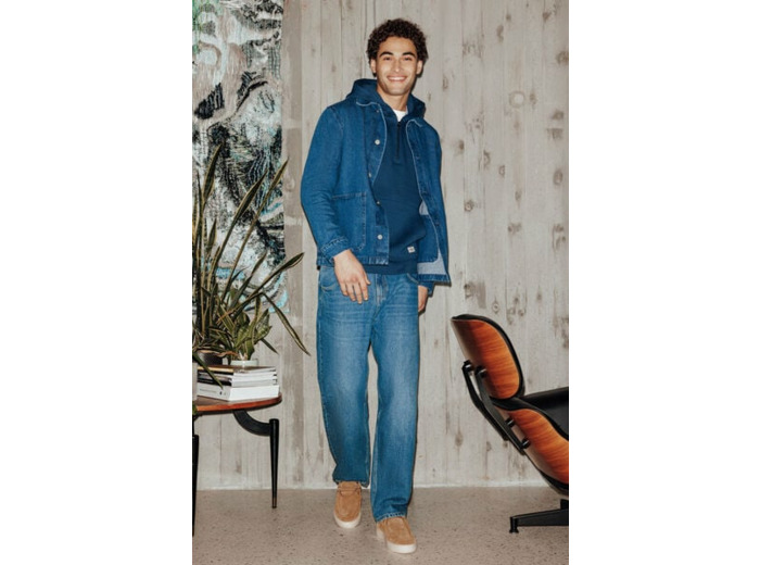 Jean baggy - Bleu moyen