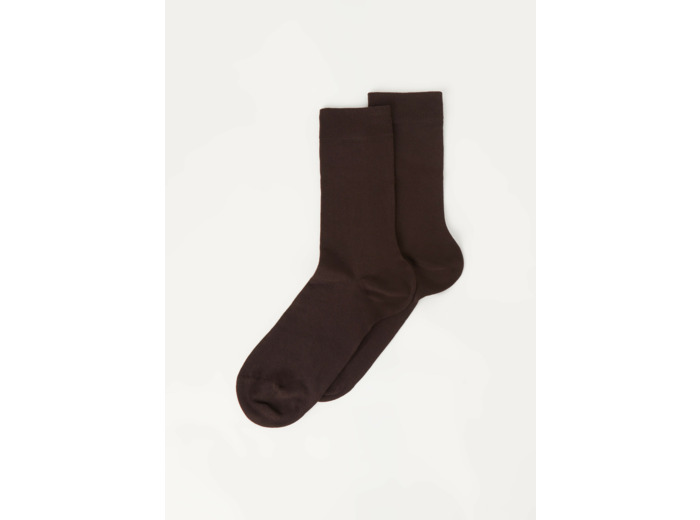 Chaussettes courtes en satin de coton