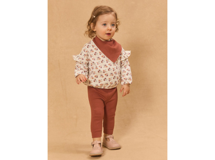 Ensemble sweat, legging et bavoir