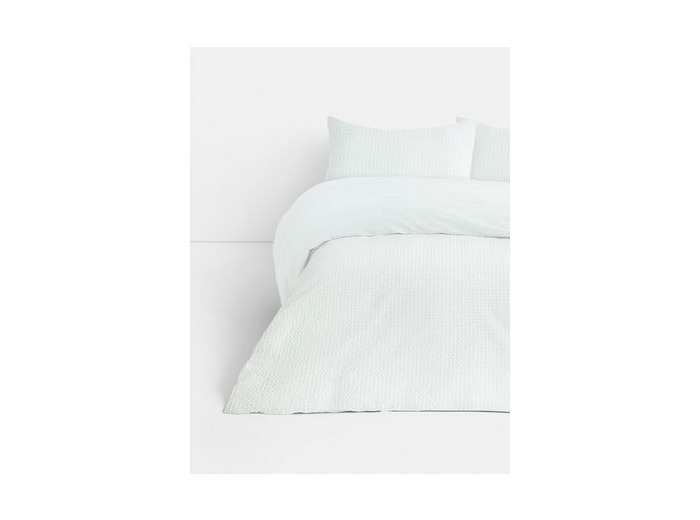 Housse de couette king size à texture gaufrée