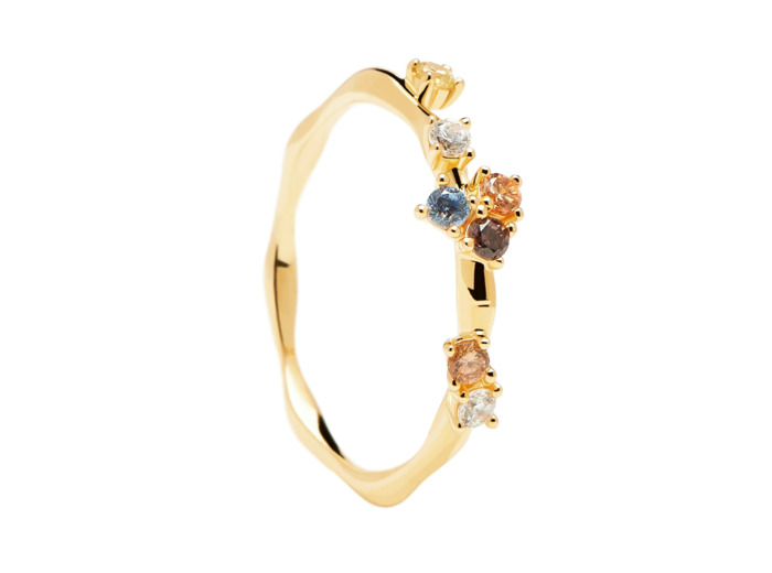 Bague Femme FIVE Doré